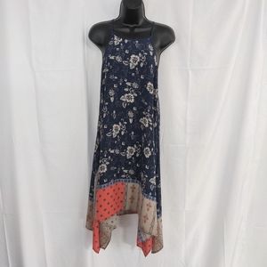 Maurices asymmetrical patchwork swing dress